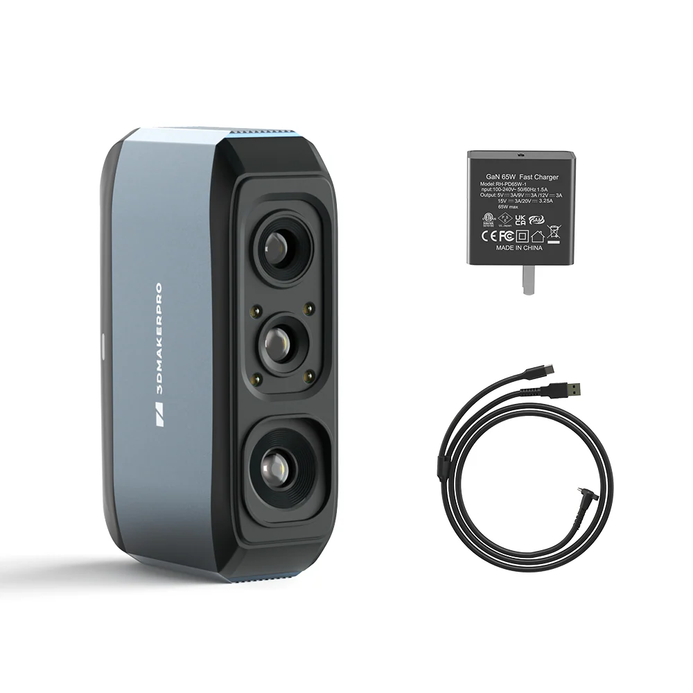 Handheld 3D Scanner High Precision - 3DMakerpro Moose 3D Scanner Handheld NIR