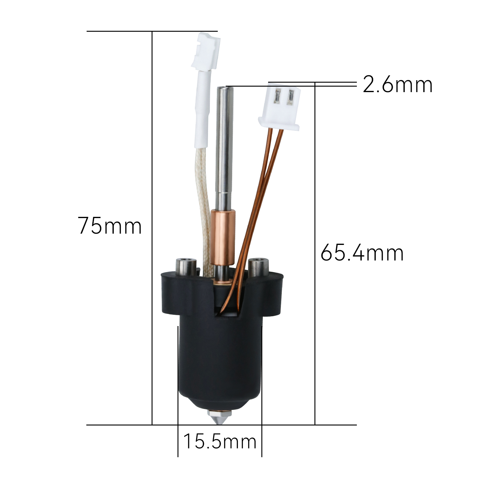 For Creality K1C/K1 Max Hotend - огляд і ціна High Flow Ceramic Hotend