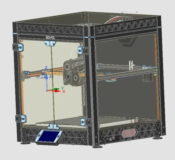 Sovol SV08 Full PC Enclosure K - огляд і ціна Corexy 3D Printer Kit