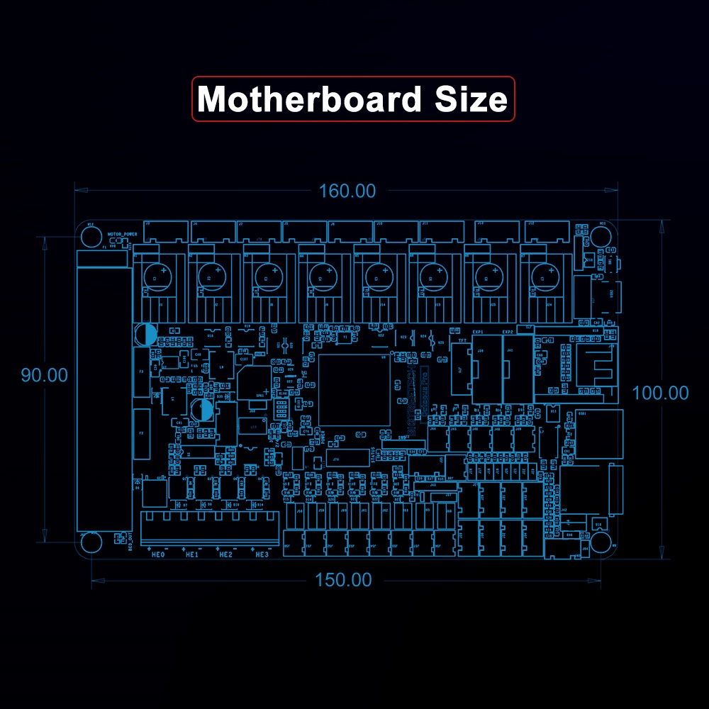 BIGTREETECH Octopus Pro 3D Pri - огляд і ціна Octopus Pro V1.1 Motherboard