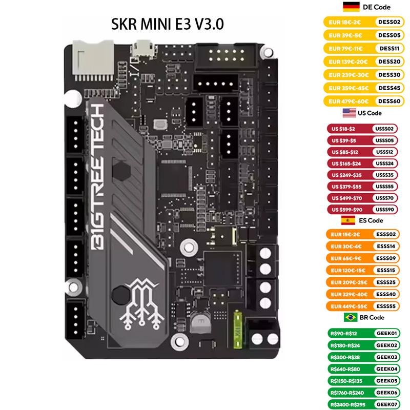 BIGTREETECH SKR MINI E3 V3.0 3 - огляд і ціна Corexy 3D Printer Kit